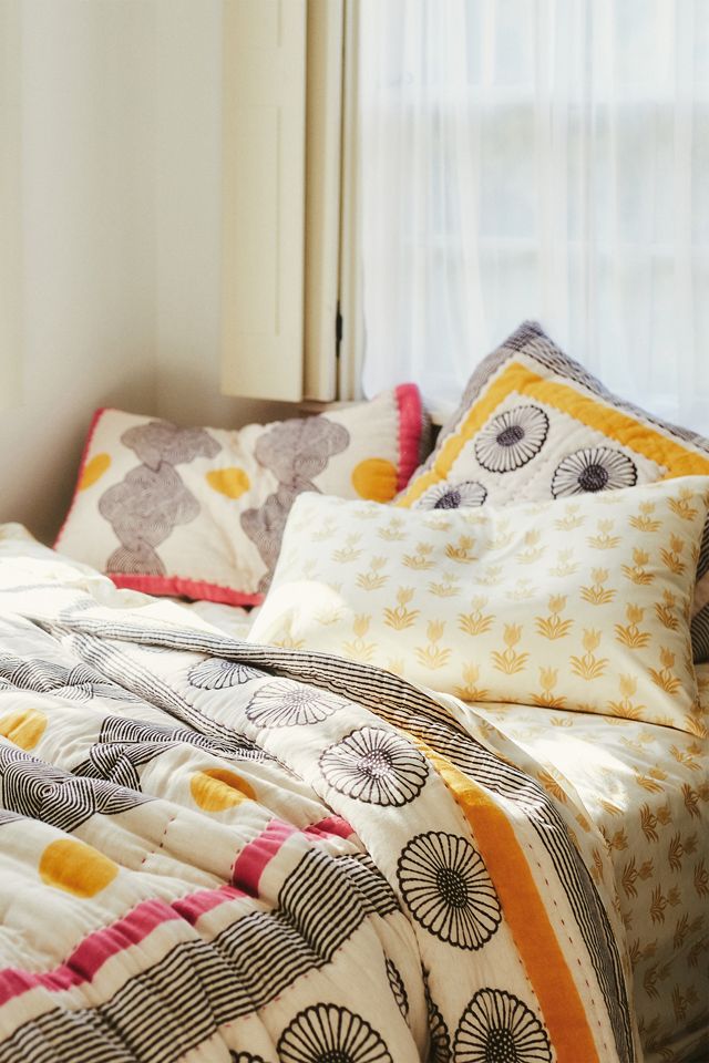 Jen Hewett Blockprinted Serenity Quilt #5