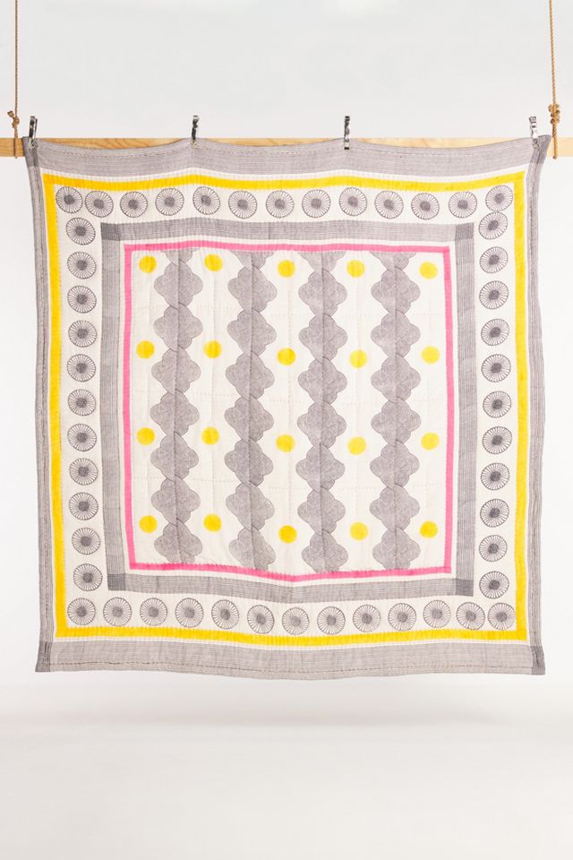 Jen Hewett Blockprinted Serenity Quilt #2
