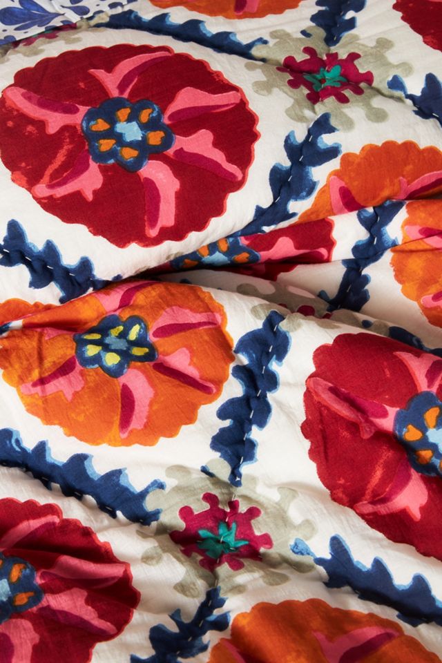 Anna Spiro Screen-Printed Suzani Quilt #1