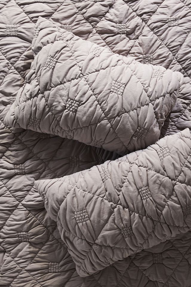 Textured Landry Shams, Set of 2