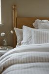 Ruffled Organic Spa Sateen Duvet Cover