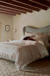 Ruffled Organic Spa Sateen Duvet Cover