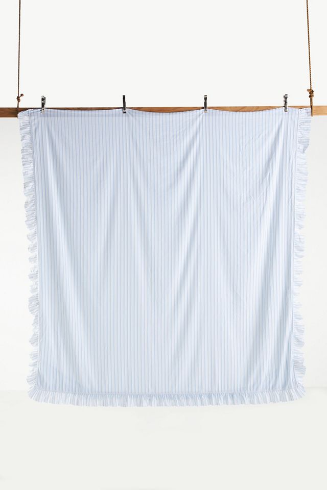 Organic Cotton Spa Sateen Ruffled Duvet Cover #2