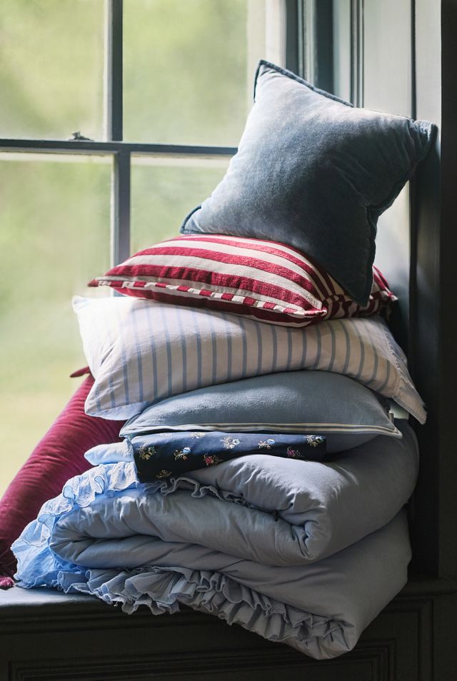 Organic Cotton Spa Sateen Ruffled Duvet Cover #2