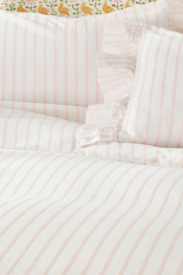 Organic Cotton Spa Sateen Ruffled Duvet Cover #1