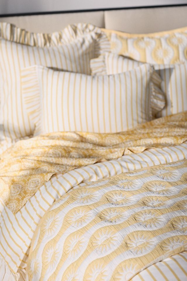 Organic Cotton Spa Sateen Ruffled Duvet Cover #1