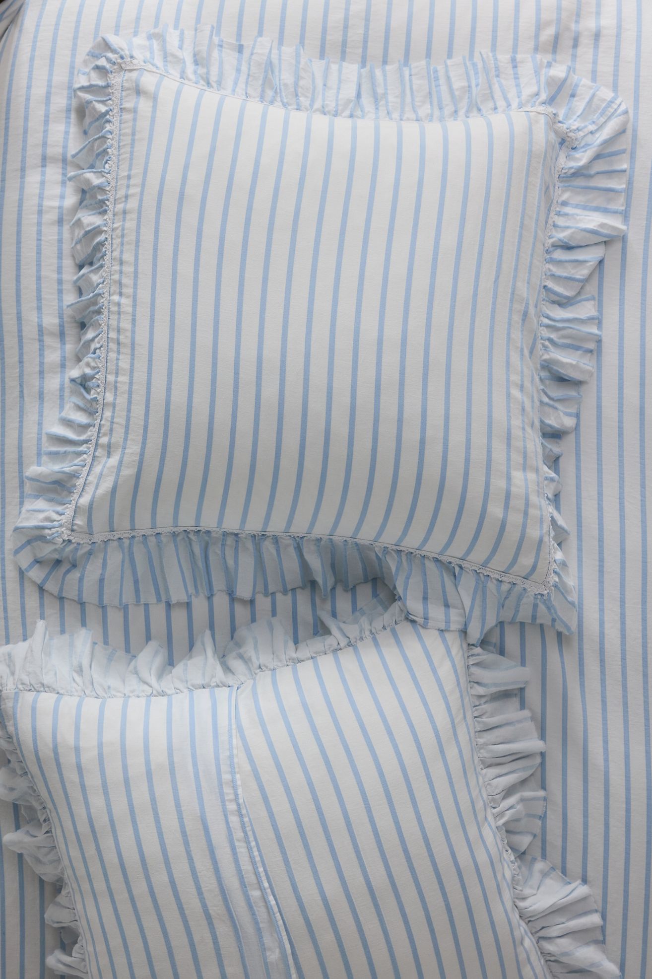 Euro Sham - Blue Stripe