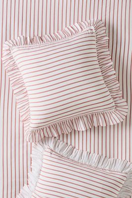 Organic Cotton Spa Sateen Ruffled Euro Sham
