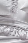 Ruffled Organic Spa Sateen Sheet Set