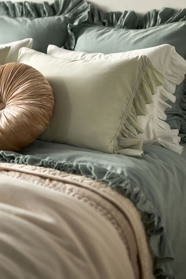 Organic Cotton Spa Sateen Ruffled Sheet Set #2