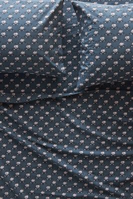 Amber Lewis for Anthropologie Carmel Organic Percale Sheet Set