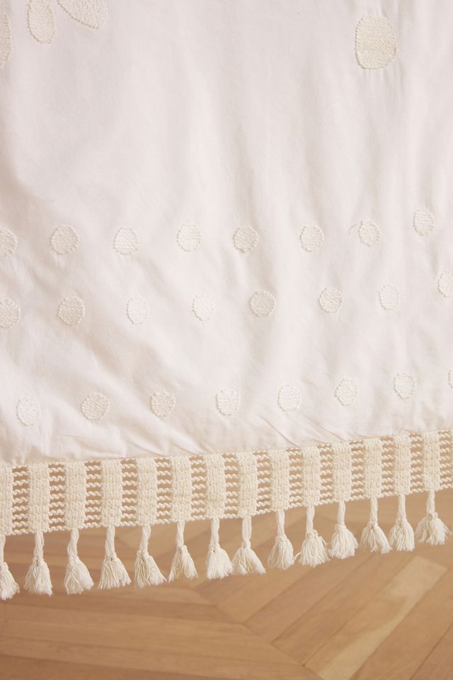 Amber Lewis for Anthropologie Embroidered Hillview Duvet Cover #5