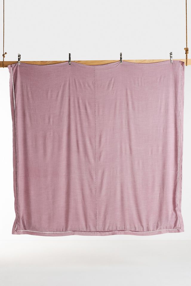 Embroidered Linen Blend Duvet Cover #3