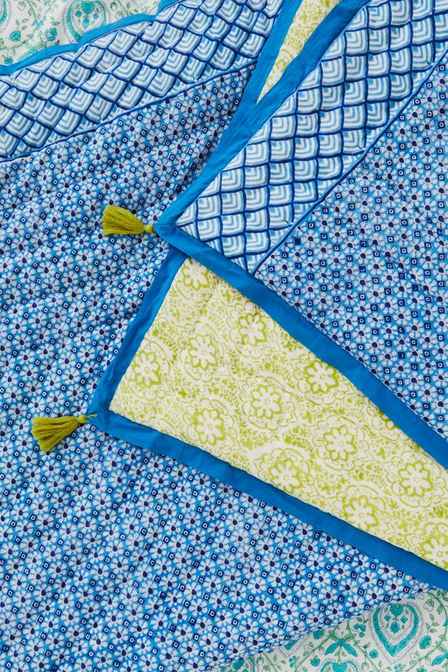 Dilli Grey Razai Printed Quilt #1