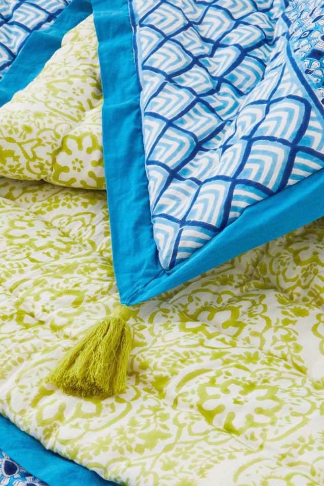 Dilli Grey Razai Printed Quilt #2