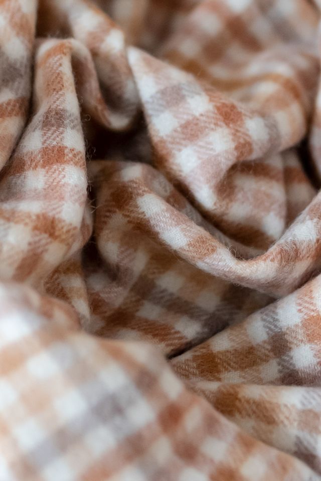 The Tartan Blanket Co. Lambswool Gingham Blanket #1