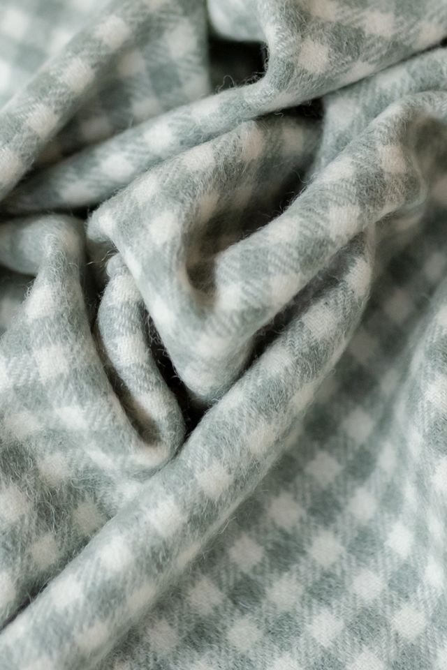 The Tartan Blanket Co. Lambswool Gingham Blanket #1