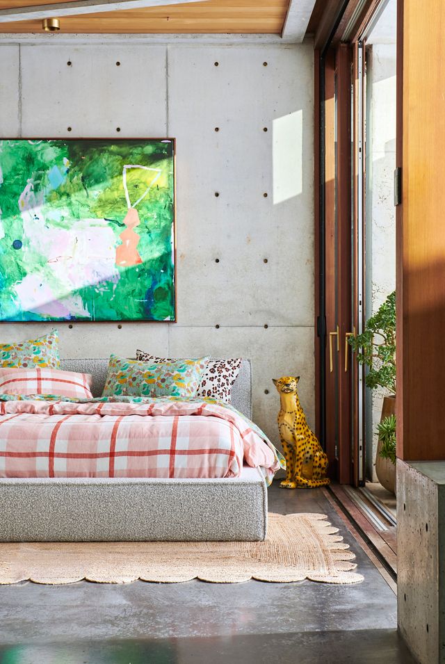 Taies d'oreiller en lin à carreaux Society of Wanderers, Ensemble de 2 #2