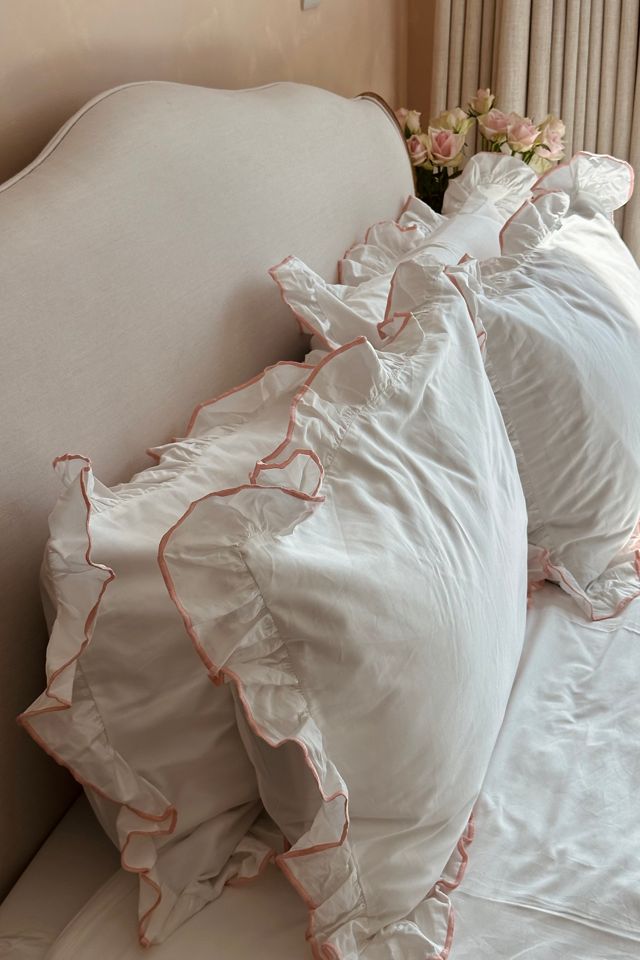 Sukun Provence Dusty Pink Cotton Sateen Bedding Set #3