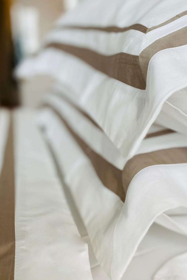 Sukun New Yorker Mushroom Cotton Sateen Bedding Set #1