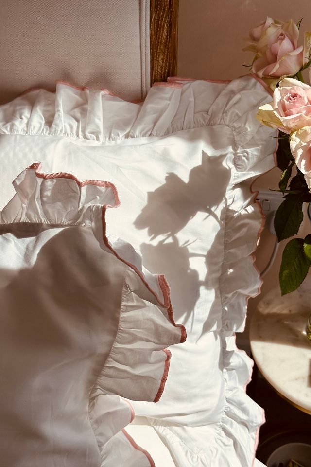 Sukun Provence Dusty Pink Cotton Sateen Pillowcase, Set of 2 #3