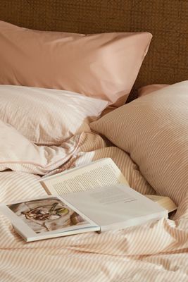 Dip & Doze  Cotton Clay Stripe Pillowcase, Set of 2