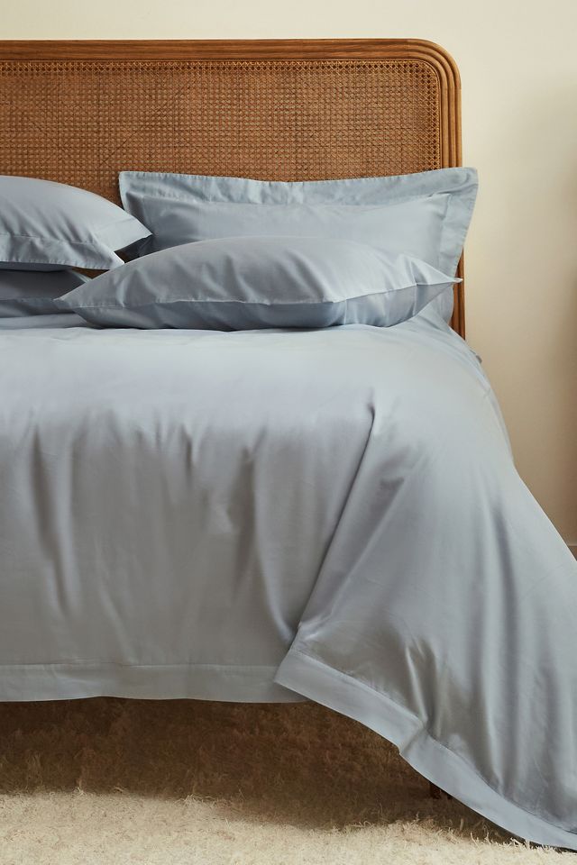 Dip & Doze Nordic Sky Edged Organic Cotton Percale Pillowcase, Set of 2 #1
