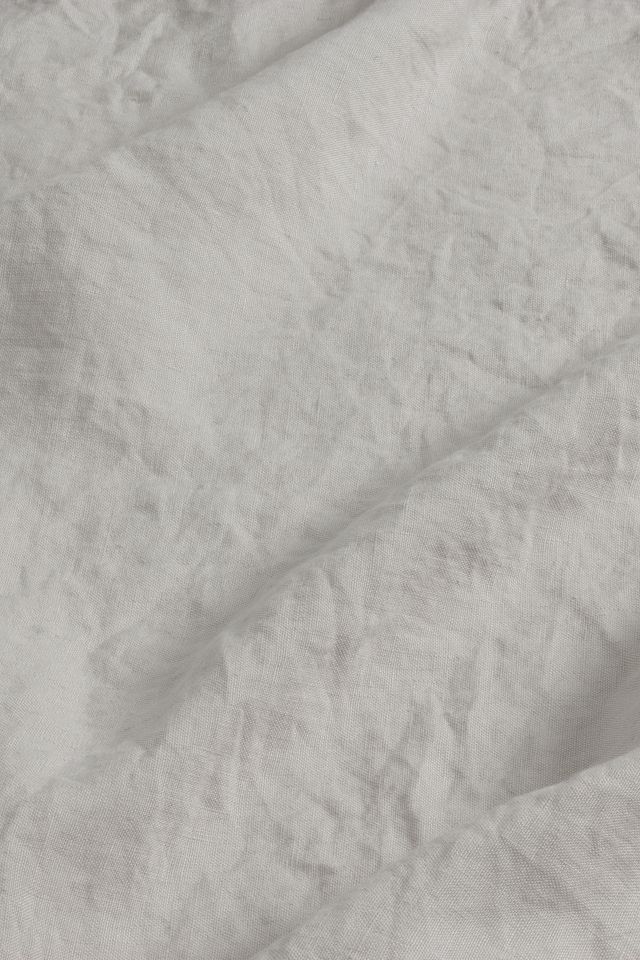 Dip & Doze Dove Grey Washed Linen Duvet Cover #1