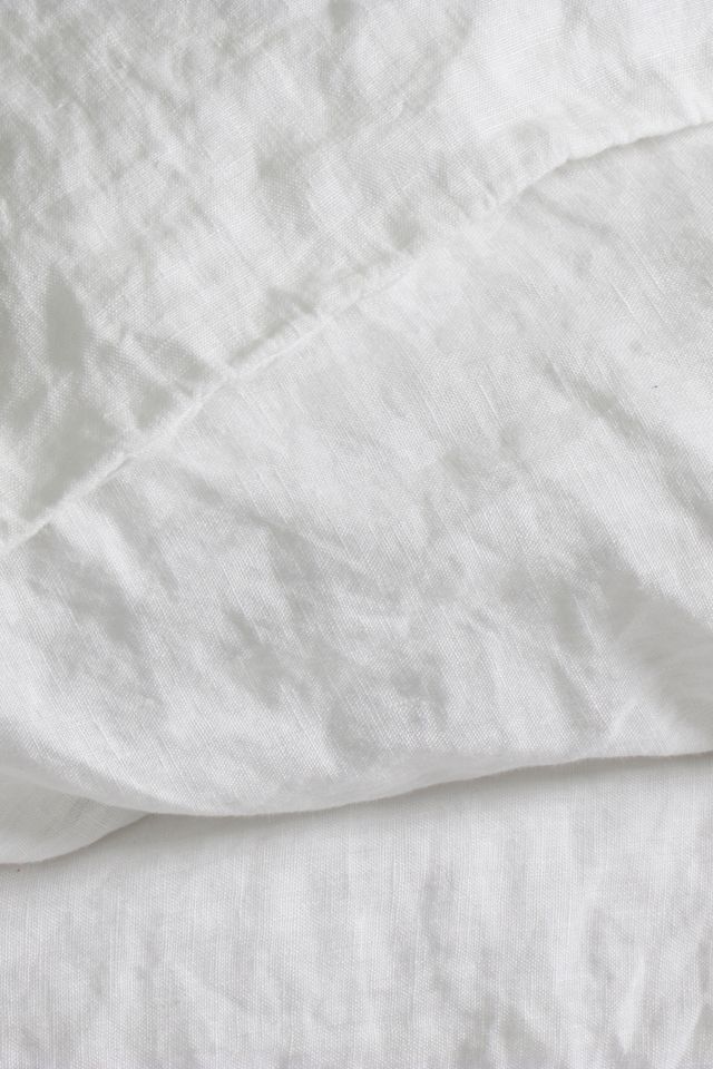 Dip & Doze White Washed Linen Pillowcase, Set of 2