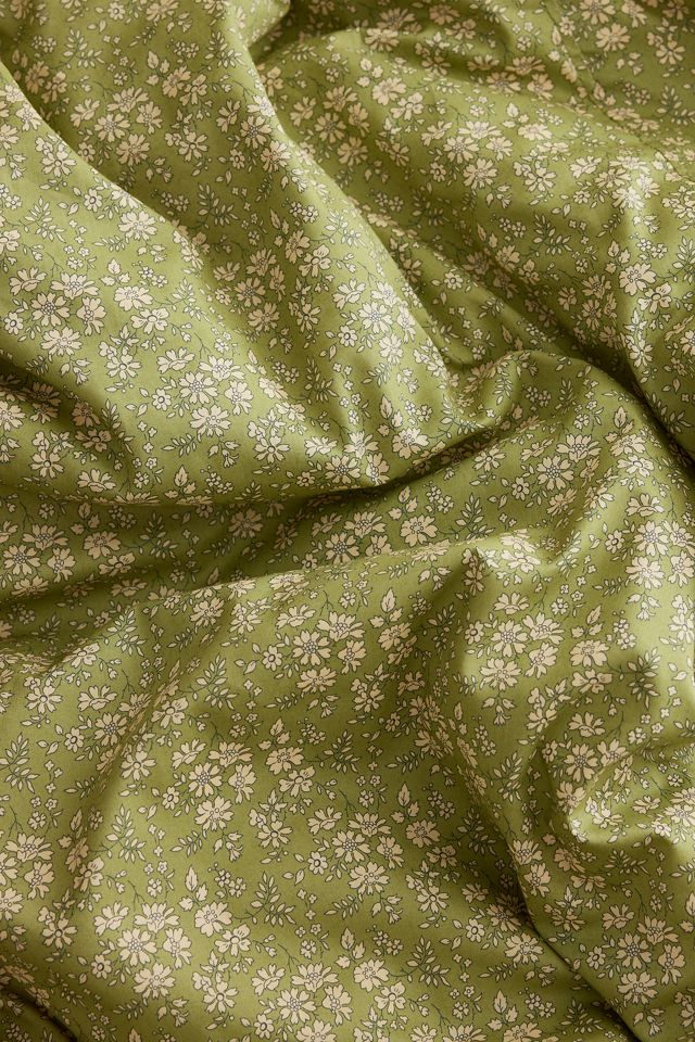 Coco & Wolf Betsy Sage & Capel Pistachio Ruffle Quilted Bedspread #2