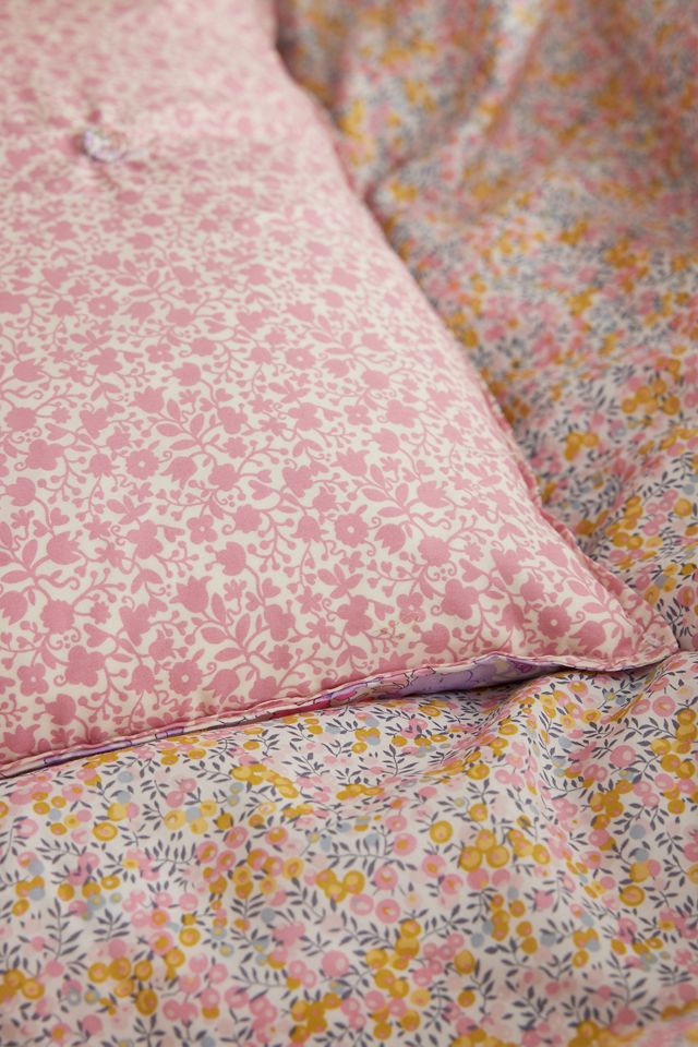 Coco & Wolf Pink Patchwork Square Cushion #1