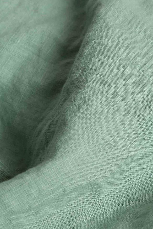 Piglet In Bed Sage Green Linen Pillowcase, Set of 2 #1