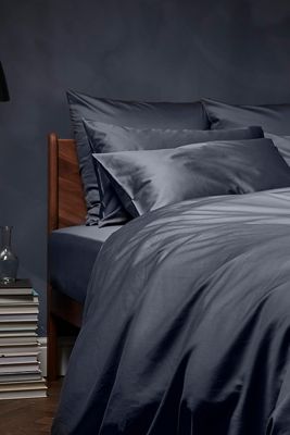 Bedfolk Ink Luxe Cotton Duvet Cover