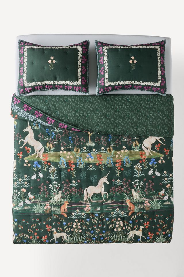 Aerith Cotton Slub Printed Quilt #1