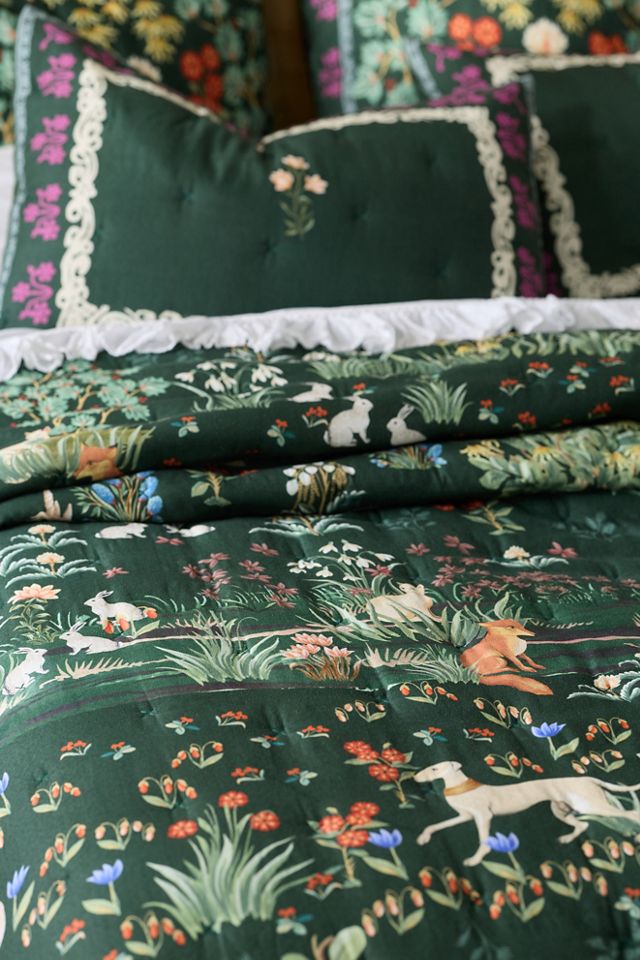 Aerith Cotton Slub Printed Quilt #2