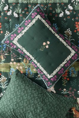 Aerith Cotton Slub Printed Shams, Set of 2