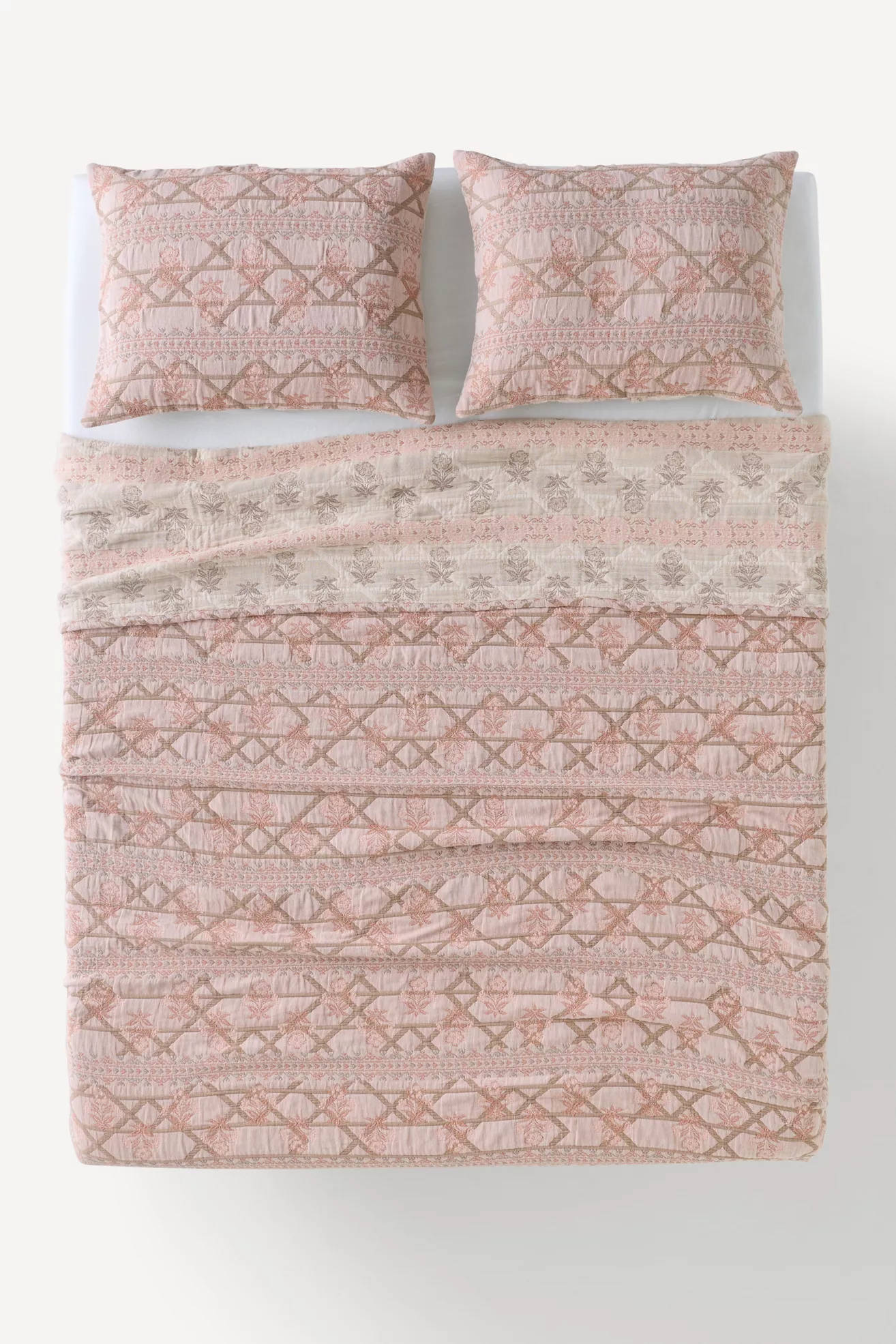 Anja Cotton Floral Coverlet - thumbnail 6