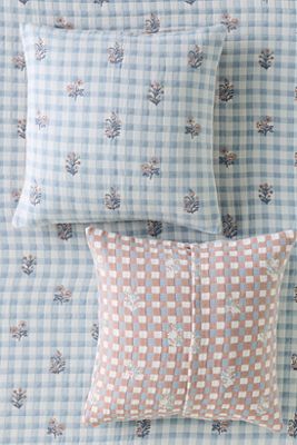 Anja Cotton Floral Euro Sham