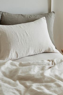 Bedfolk Clay Linen Duvet Cover