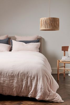 Bedfolk Rose Linen Duvet Cover