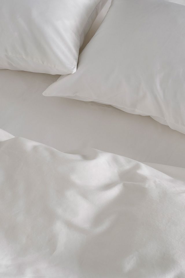 Bedfolk White Luxe Cotton Duvet Cover #1