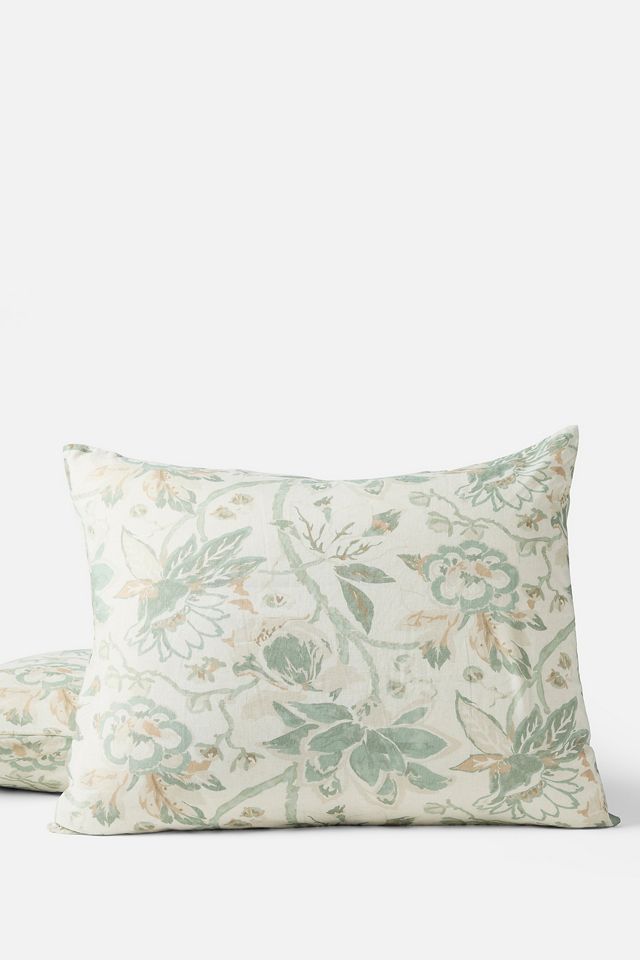 Coyuchi Sea Bloom Print Sham #1