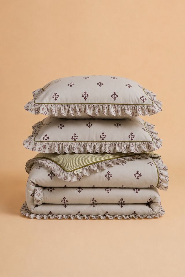 Ensemble de literie en coton à fleurs Cottage TBCo #1