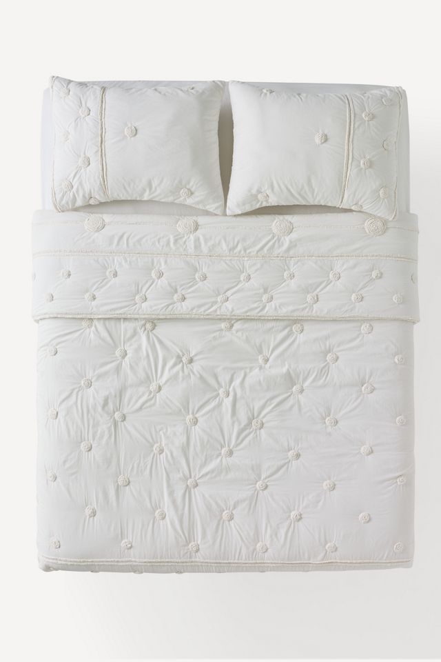 Charlotte Cotton Embroidered Quilt #1