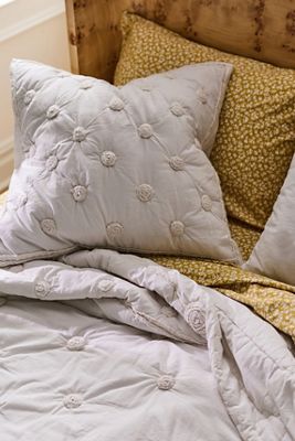 Charlotte Cotton Embroidered Quilt