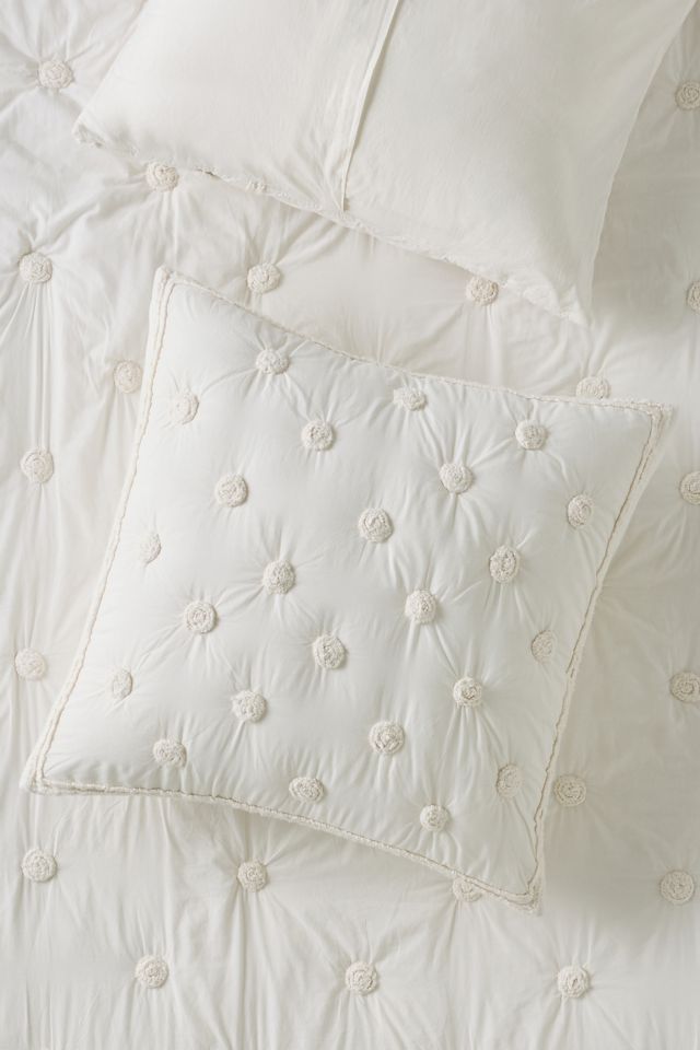 Charlotte Cotton Embroidered Euro Sham