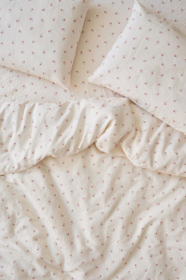 Posy Bud Linen Blend Duvet Cover #1