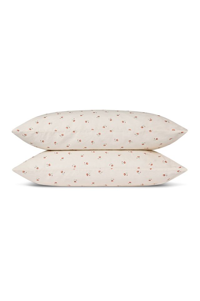 Piglet In Bed Posy Bud Linen Blend Pillowcase Pair #1