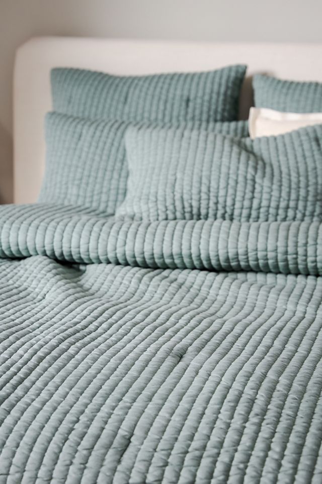 Cotton Jersey Channel Stitch Quilt #1