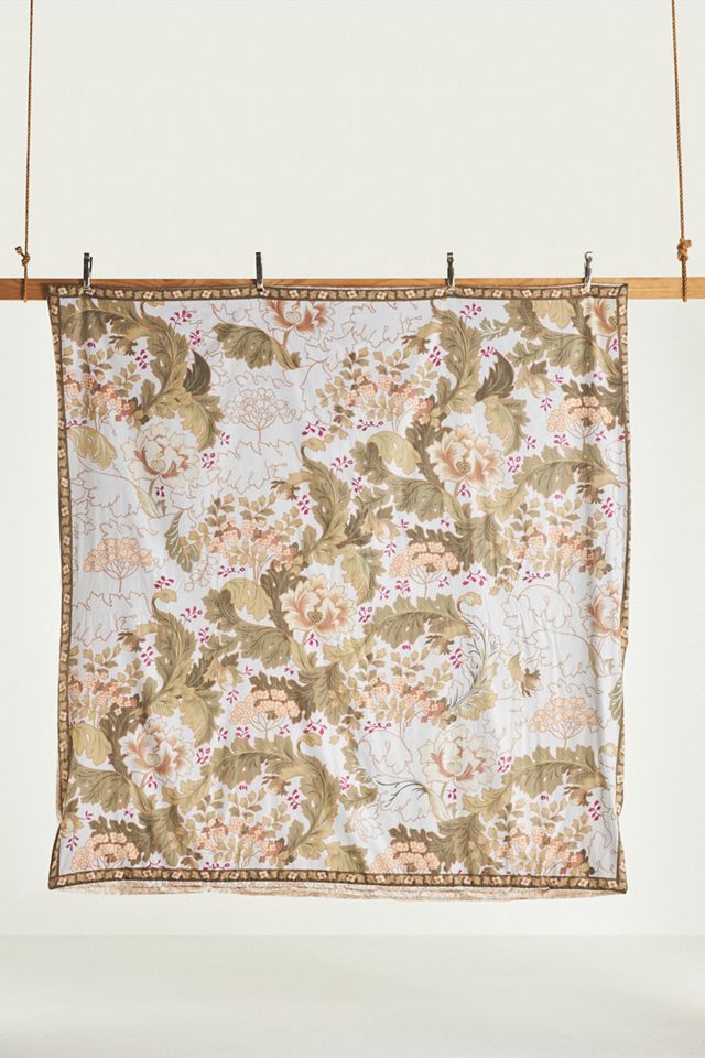 Marguerite Cotton Slub Printed Floral Duvet Cover #2